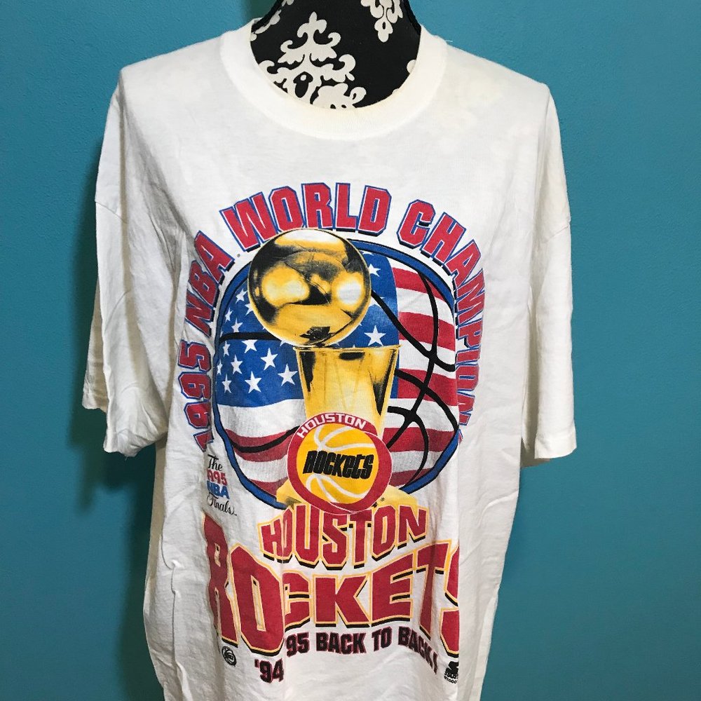 Touch of Gold Houston Rockets Championship T-Shirt 1994-95 GUC Men's XXL 2XL WOW